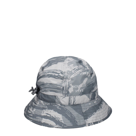 Moncler Gray Polyester Bucket Hat Moncler