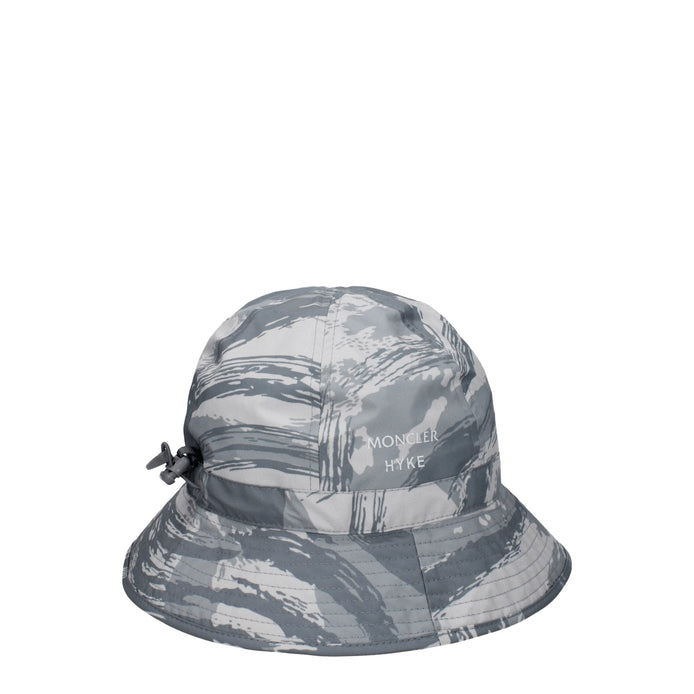 Moncler Gray Polyester Bucket Hat Moncler