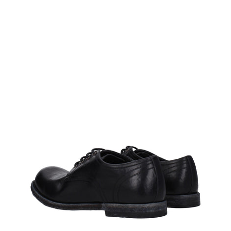 Dolce & Gabbana Black Leather Oxfords And Derbies Dolce & Gabbana