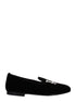 Palm Angels Black Velvet Slip-On Loafers Palm Angels