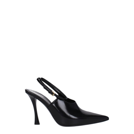 Givenchy Black Leather High Heel Pumps