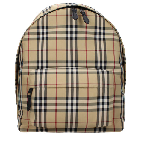 Burberry Beige Fabric Backpack Burberry