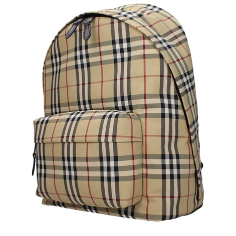 Burberry Beige Fabric Backpack Burberry
