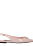 Dolce & Gabbana Pink Leather Ballet Flats Dolce & Gabbana