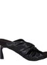 Stella McCartney Black Leather Stiletto Heel Sandals Stella McCartney