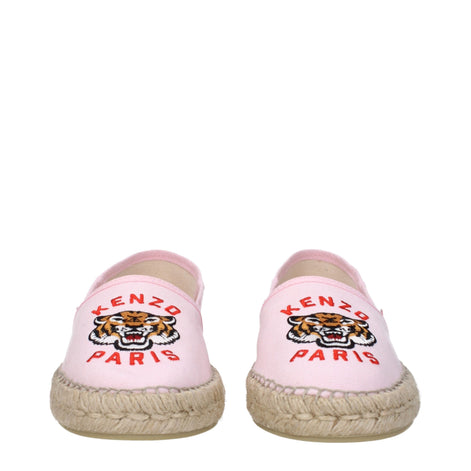 Kenzo Pink Fabric Espadrilles Kenzo