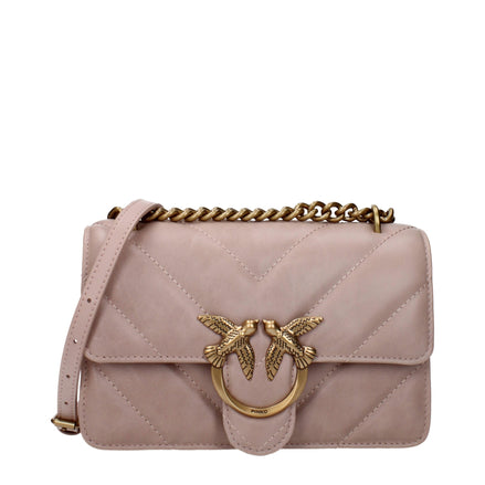 PINKO Pink Leather Crossbody Bag PINKO