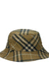 Burberry Green Cotton Bucket Hat Burberry