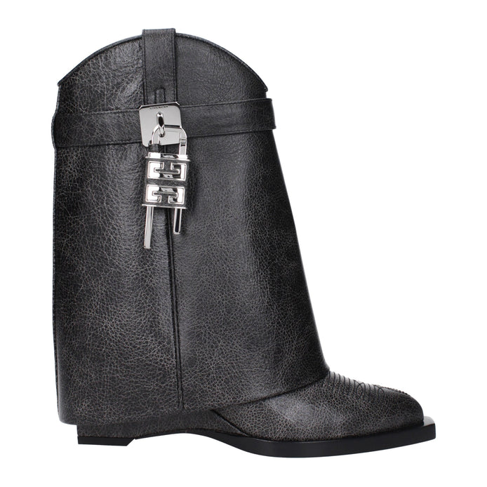 Givenchy Black Leather Ankle Boots Givenchy