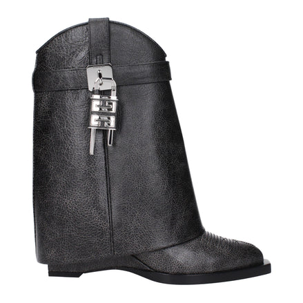 Givenchy Black Leather Ankle Boots Givenchy