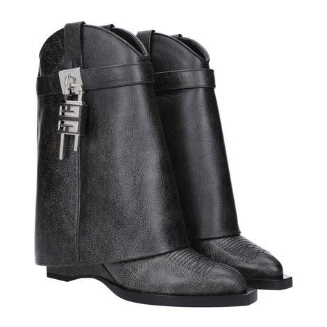 Givenchy Black Leather Ankle Boots Givenchy