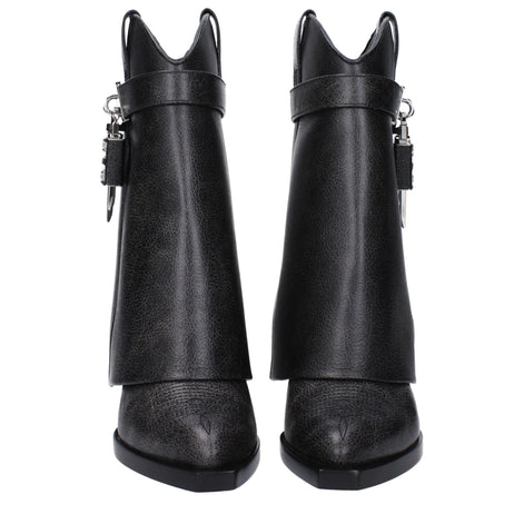 Givenchy Black Leather Ankle Boots Givenchy