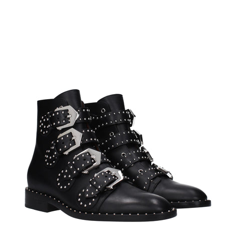 Givenchy Black Leather Ankle Boots Givenchy