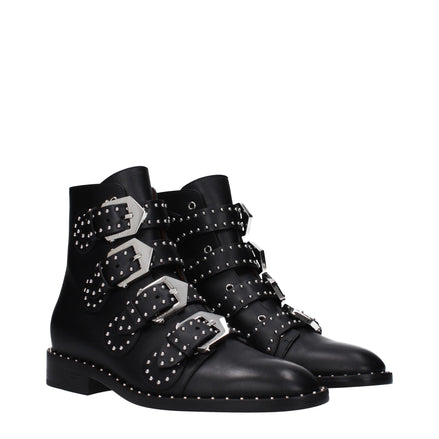 Givenchy Black Leather Ankle Boots Givenchy