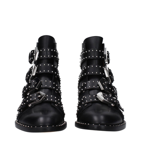 Givenchy Black Leather Ankle Boots Givenchy