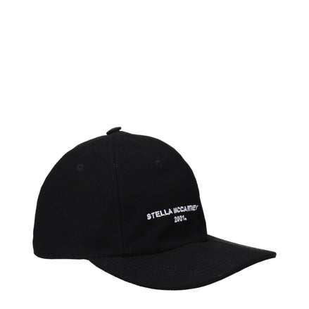 Stella McCartney Black Cotton Cap (Baseball Hat) Stella McCartney