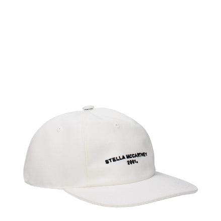 Stella McCartney White Cotton Cap (Baseball Hat) Stella McCartney