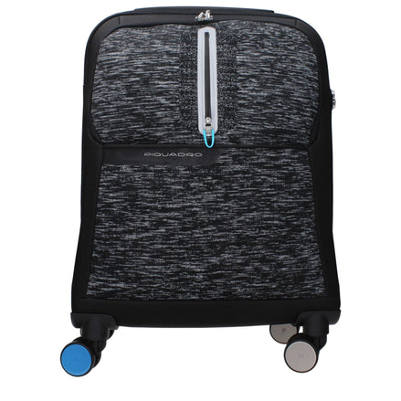 Piquadro Black Fabric Luggage And Travel Piquadro