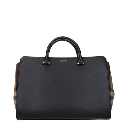Burberry Black Leather Handbag Burberry
