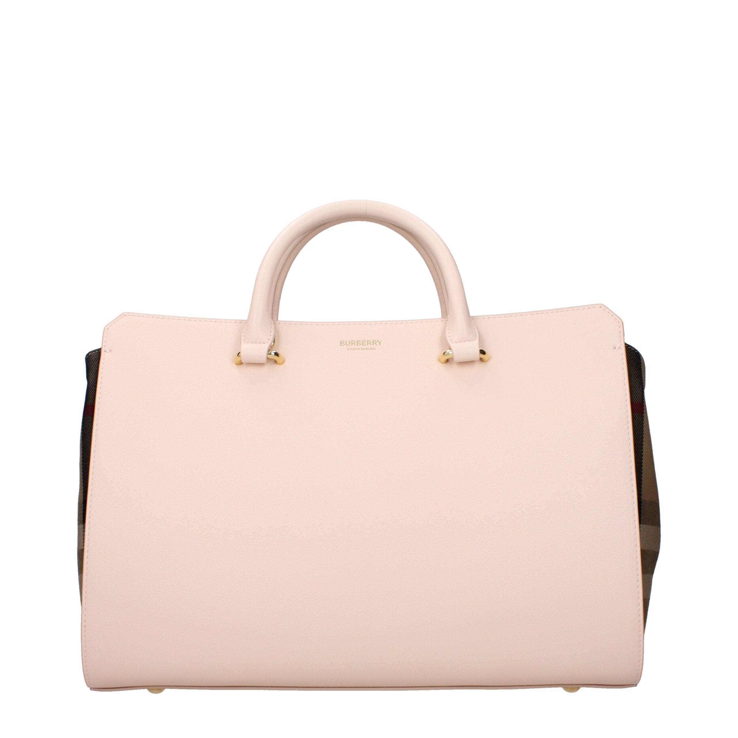 Burberry Pink Leather Handbag Burberry