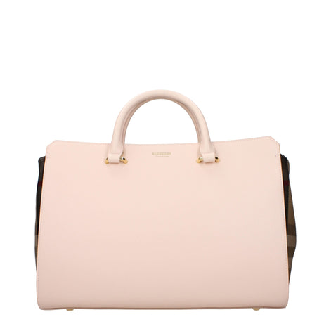 Burberry Pink Leather Handbag Burberry