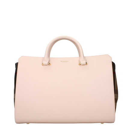 Burberry Pink Leather Handbag Burberry