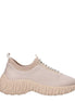 Miu Miu Beige Fabric Sneakers Miu Miu