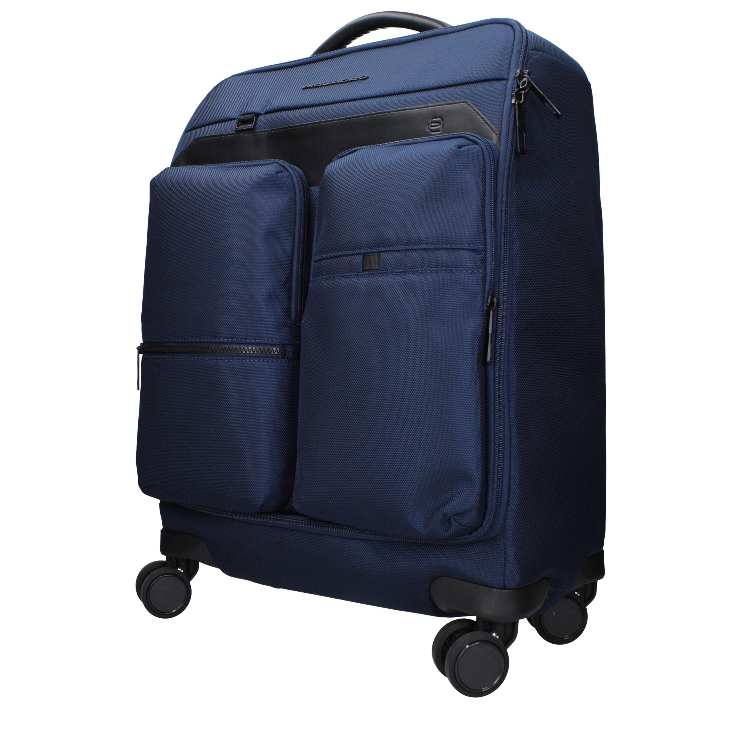 Piquadro Blue Fabric Luggage And Travel Piquadro
