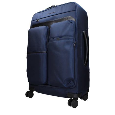 Piquadro Blue Fabric Luggage And Travel Piquadro