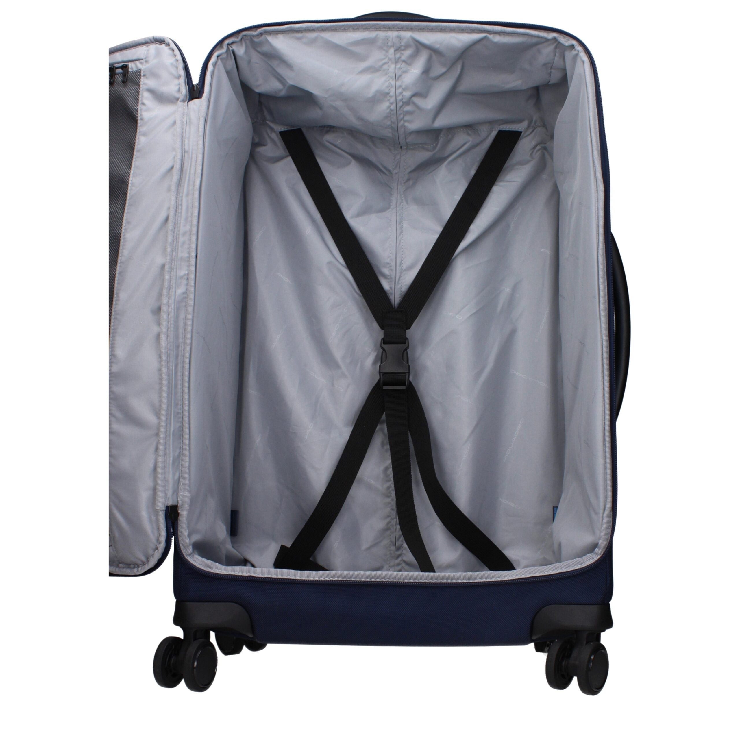 Piquadro Blue Fabric Luggage And Travel Piquadro