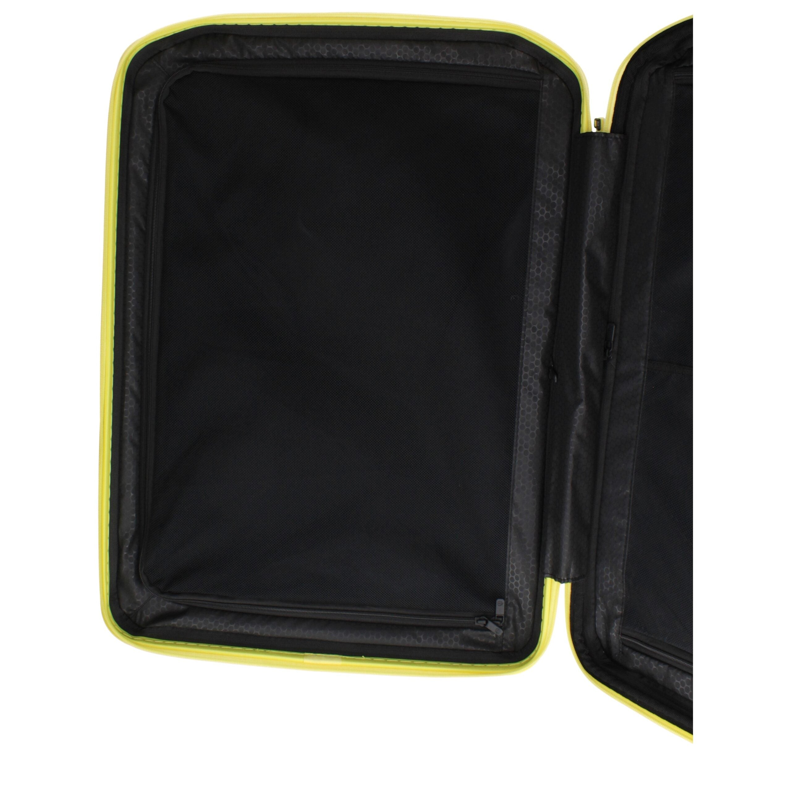 Piquadro Yellow Polycarbonate Luggage And Travel Piquadro