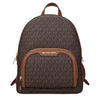 Michael Kors Brown Fabric Backpack