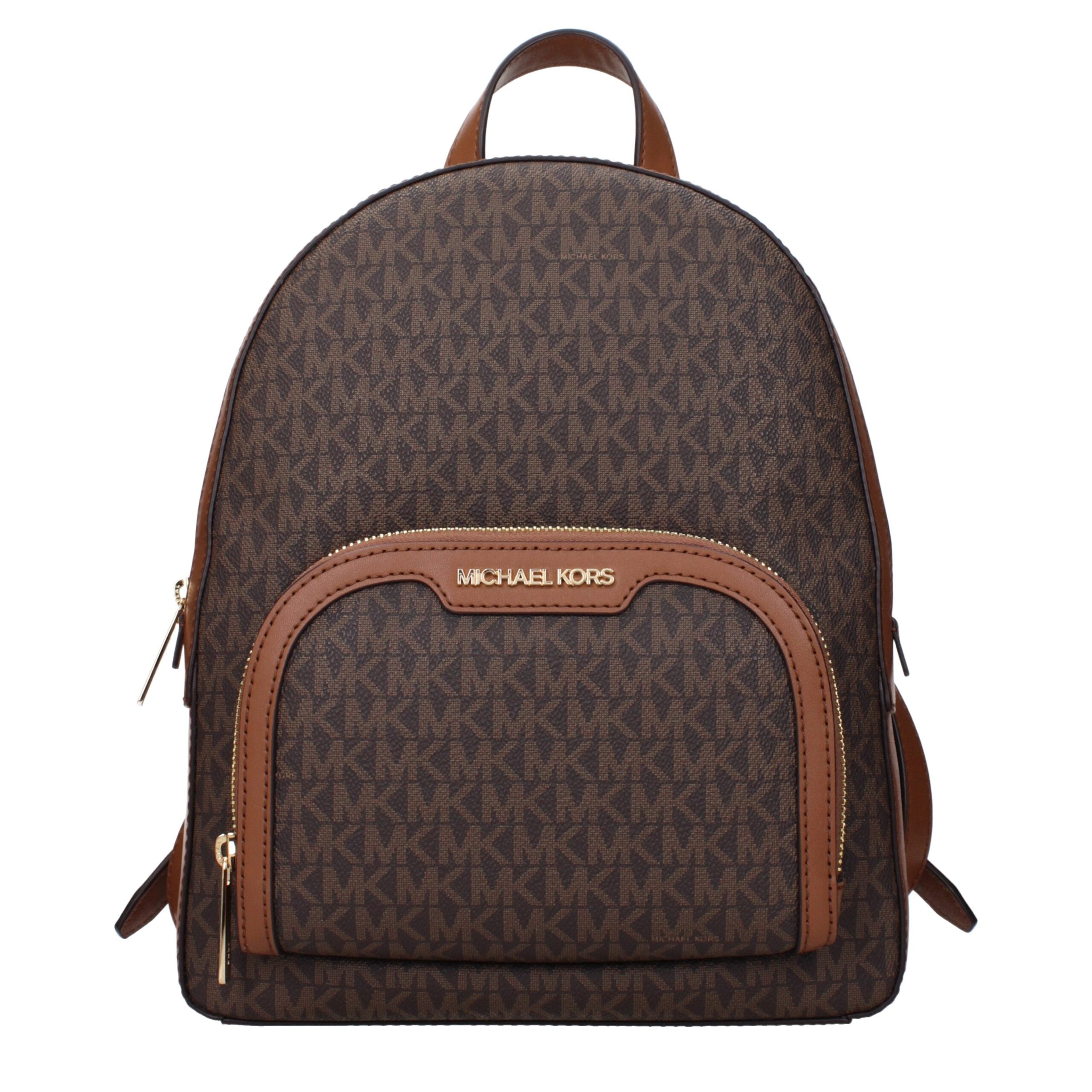 Michael Kors Brown Fabric Backpack Michael Kors