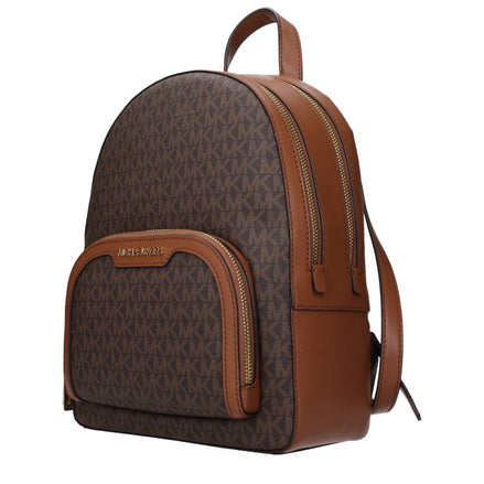 Michael Kors Brown Fabric Backpack Michael Kors