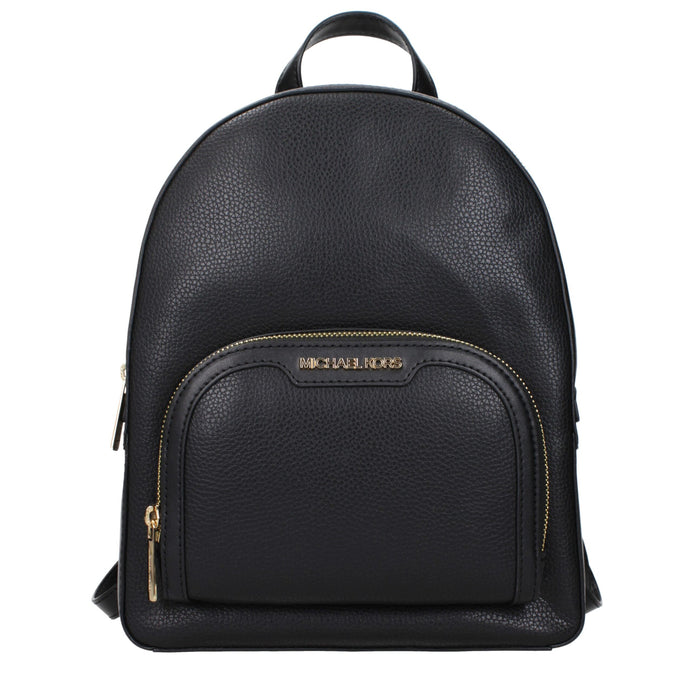 Michael Kors Black Leather Backpack