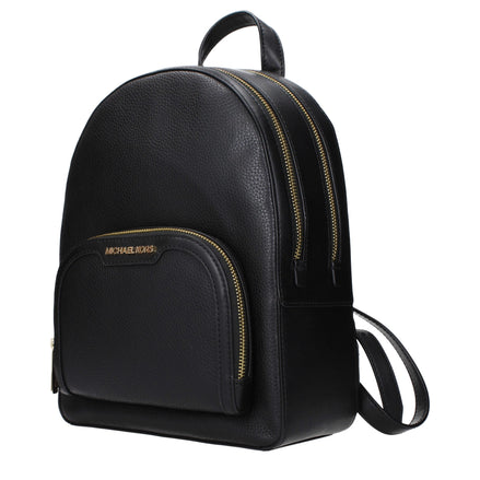 Michael Kors Black Leather Backpack Michael Kors
