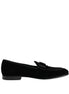 Dolce & Gabbana Black Velvet Loafers Formal Men Dress Shoes Dolce & Gabbana