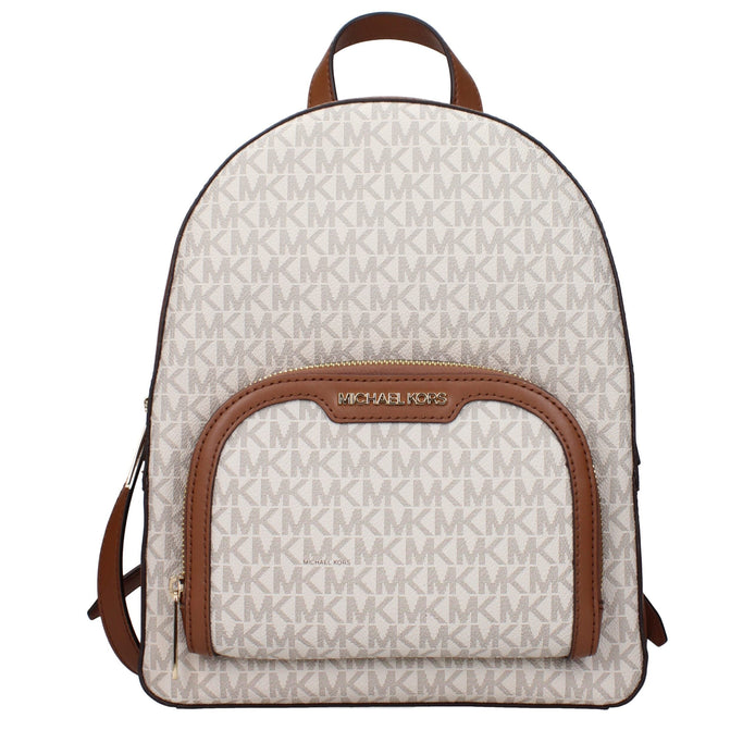 Michael Kors Beige Fabric Backpack Michael Kors