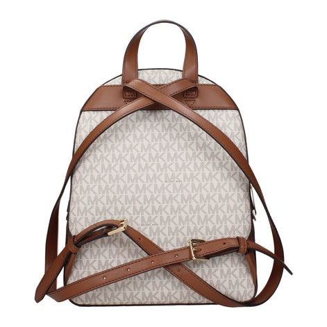 Michael Kors Beige Fabric Backpack Michael Kors