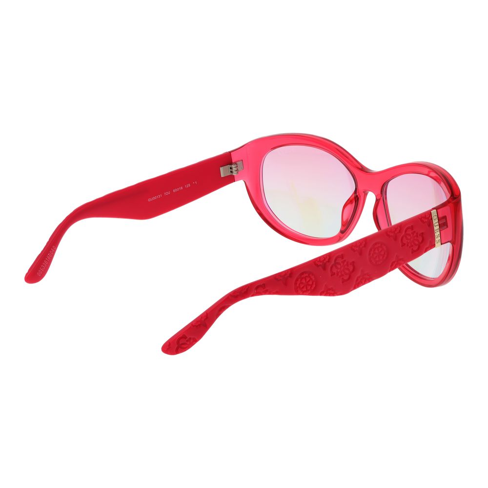 Guess Pink Stainless Steel Sunglasses Guess