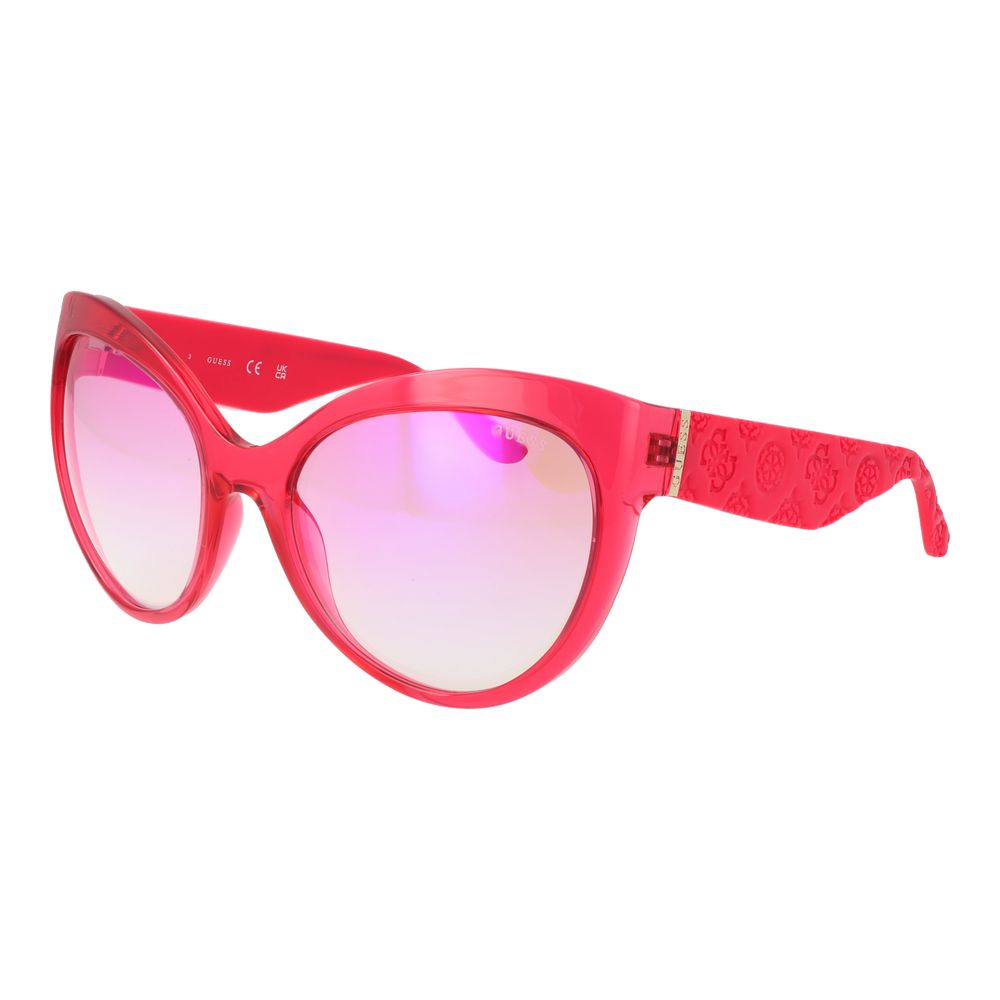 Guess Pink Stainless Steel Sunglasses Guess