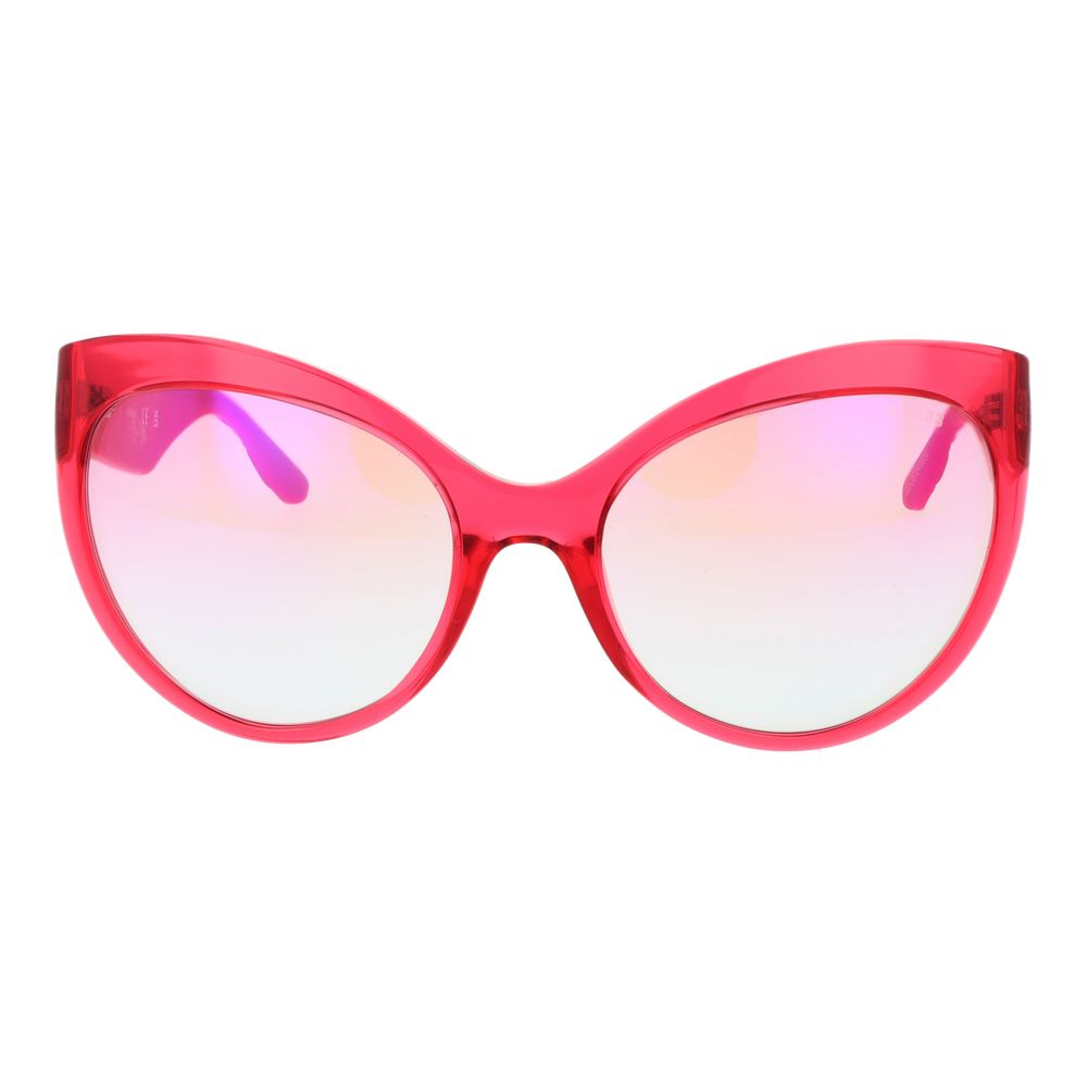 Guess Pink Stainless Steel Sunglasses Guess
