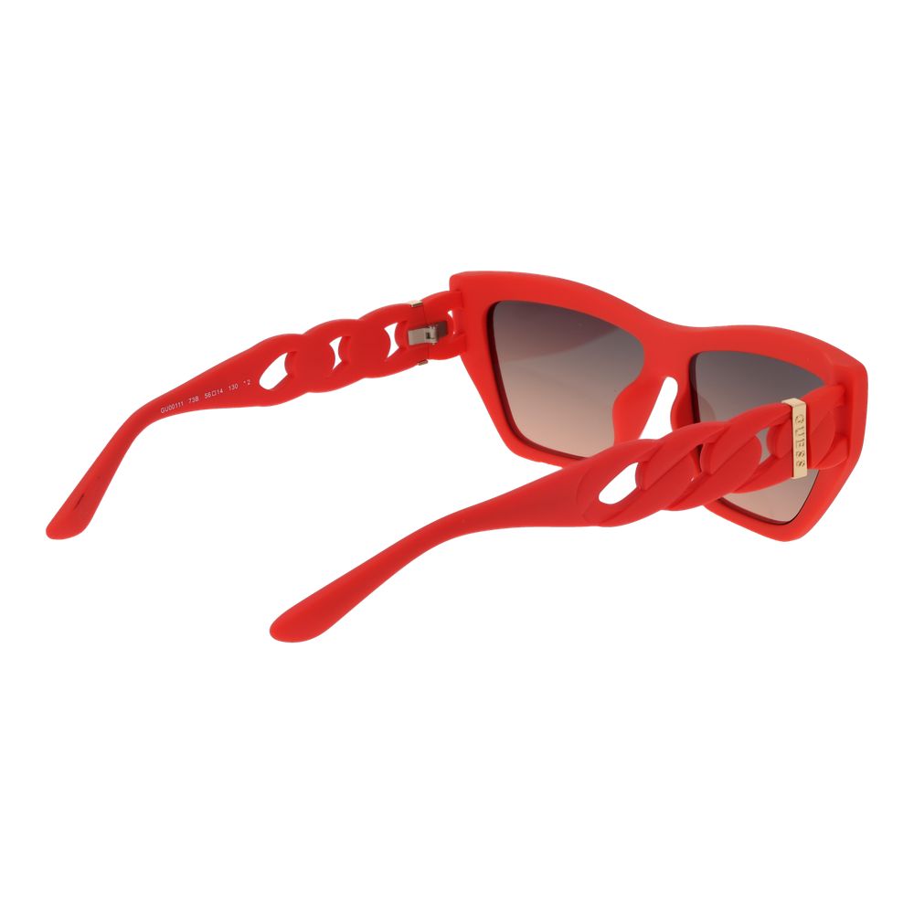 Guess Red Plastic Sunglasses Guess