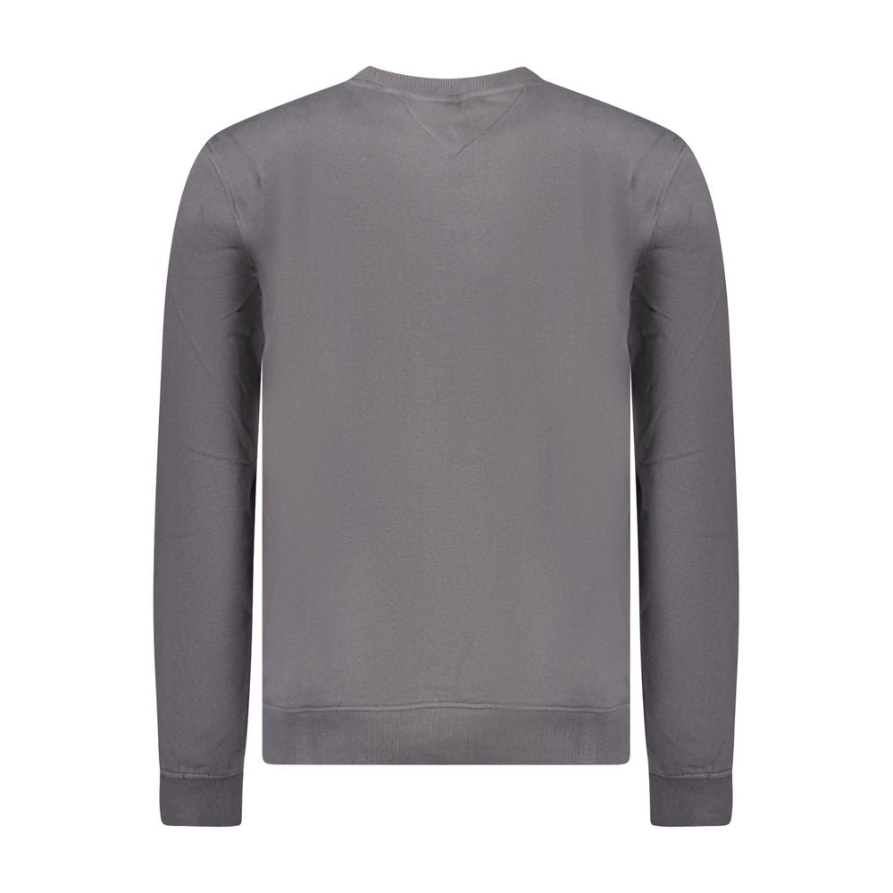 Tommy Hilfiger Gray Cotton Men Sweater Tommy Hilfiger
