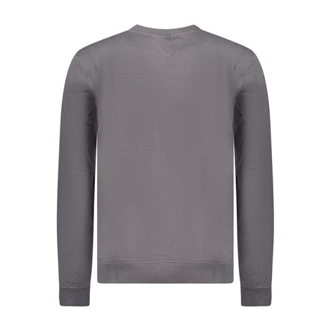 Tommy Hilfiger Gray Cotton Men Sweater Tommy Hilfiger