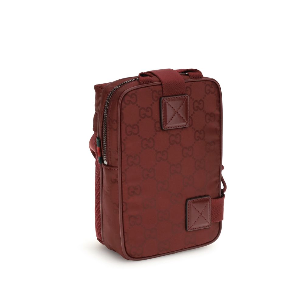 Gucci Bordeaux Polyamide Shoulder Bag Gucci