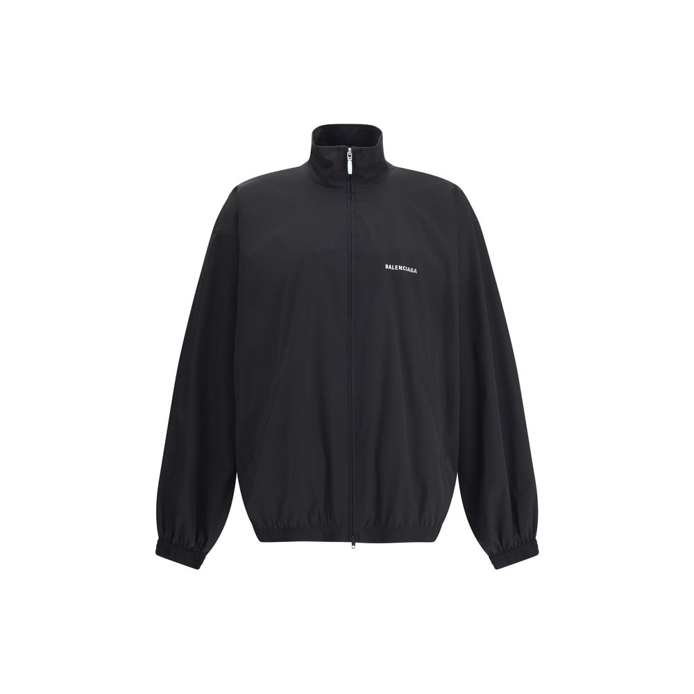 Balenciaga Black Polyester Shell Jacket Balenciaga