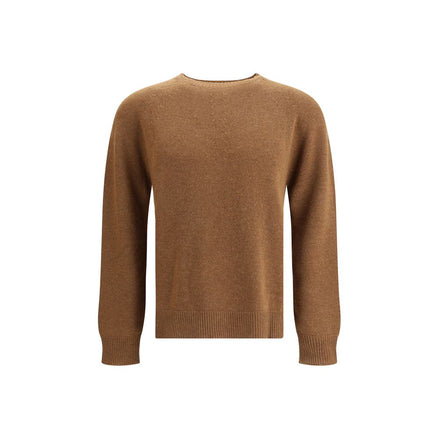 Jil Sander Brown Fleece Wool Sweatshirt Jil Sander
