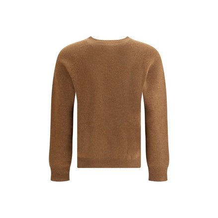 Jil Sander Brown Fleece Wool Sweatshirt Jil Sander