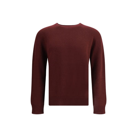 Jil Sander Bordeaux Fleece Wool Sweatshirt Jil Sander